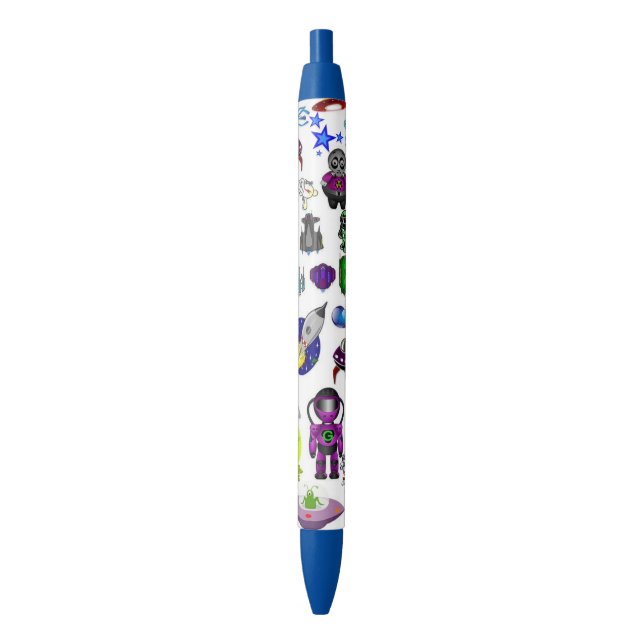 Pen Office and School Pen Aliens Astronaut Space (Front Vertical)
