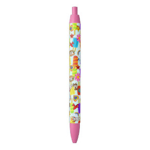 Pen Office and School Pen Hamburgers, Stars, Space