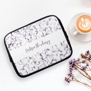 Pen Strokes Abstract Script Laptop Sleeve