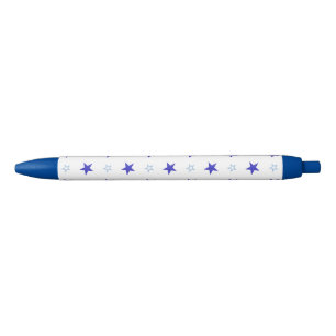 Pen With Blue Stars