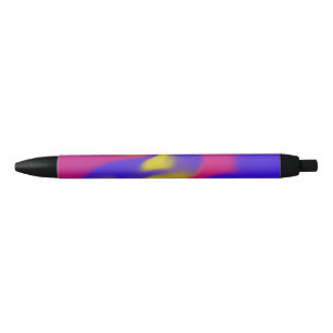 Pen with Colourful Smudge Design