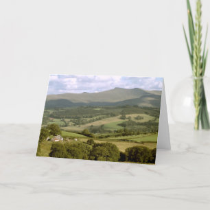 Pen y Fan and Criben, Brecon, Wales Card