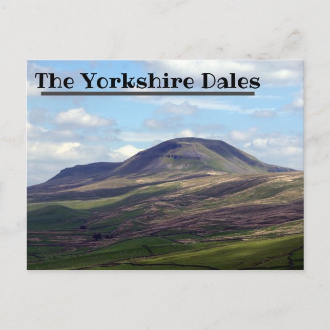Pen Y Ghent hill at the Yorkshire Dales Postcard (Front)
