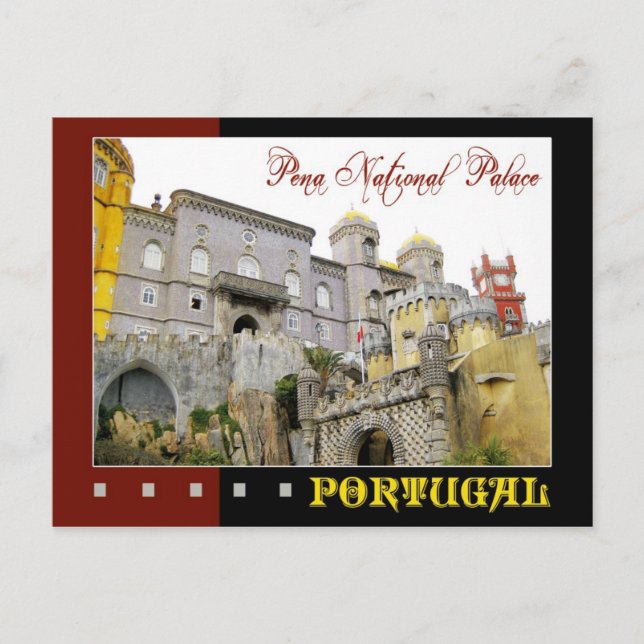 Pena National Palace, Sintra, Portugal Postcard (Front)