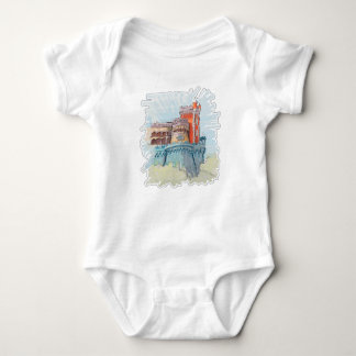 Pena Palace in Sintra, Portugal Baby Bodysuit