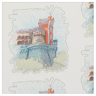 Pena Palace in Sintra, Portugal Fabric