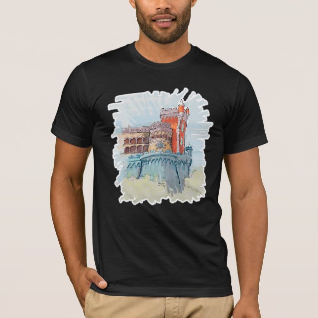 Pena Palace in Sintra, Portugal T-Shirt (Front)