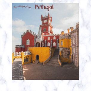 Pena Palace Sintra Portugal Postcard