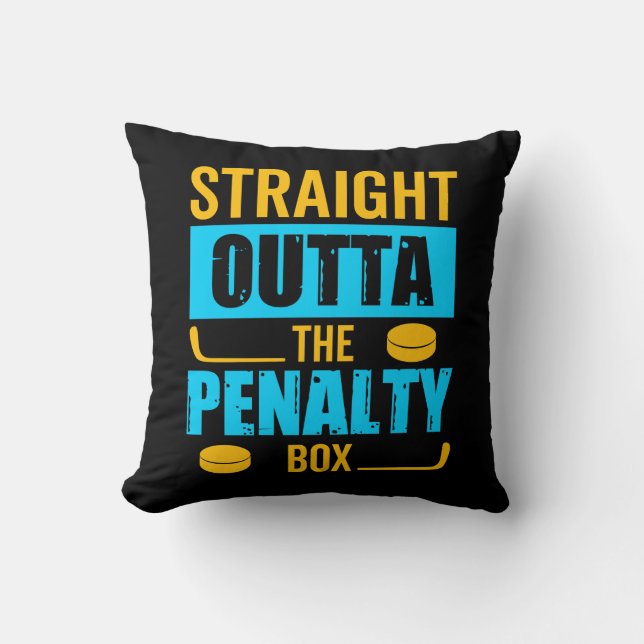 Penalty Box Hockey Cushion (Front)
