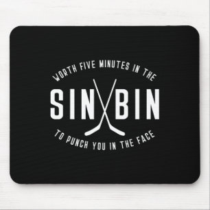 Penalty Box Shirt Funny Hockey Penalty Box Mouse Pad