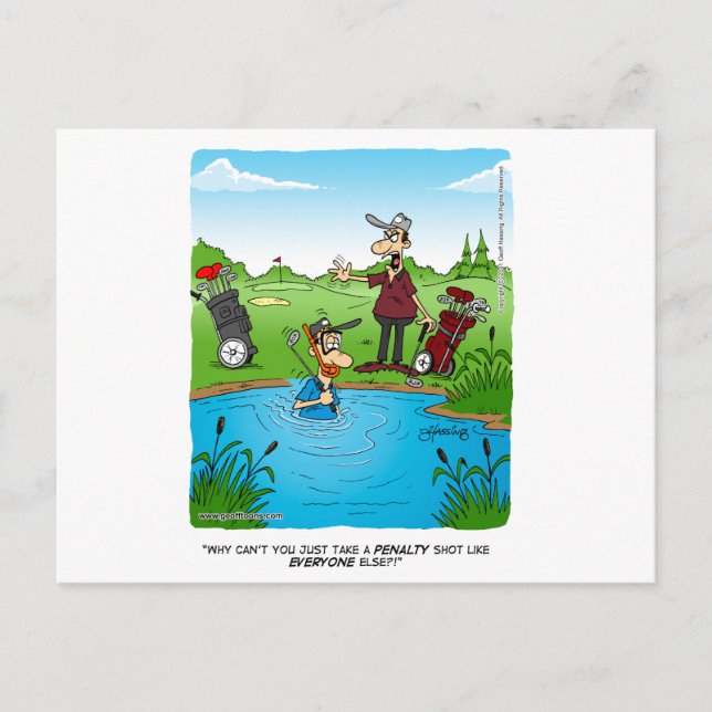 penalty shot postcard (Front)