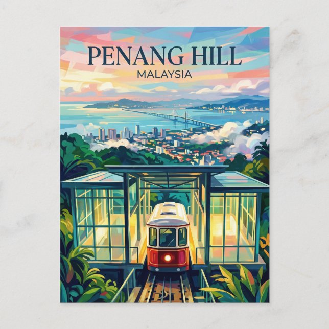 Penang Hill Malaysia Postcard (Front)