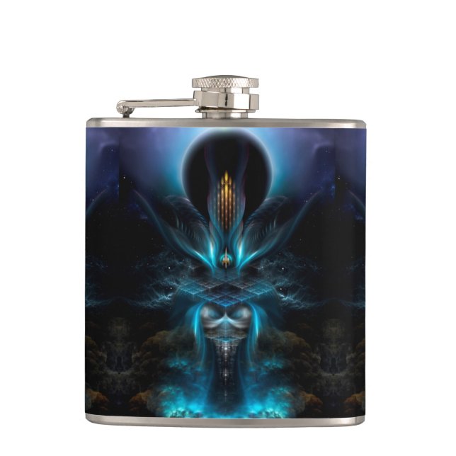 Penapia Fractal Art Flask (Front)