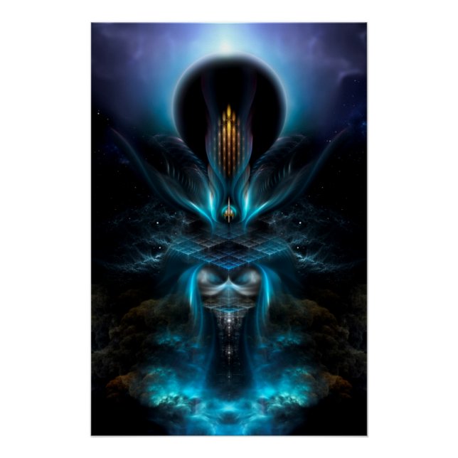 Penapia Fractal Art Perfect Poster (Front)