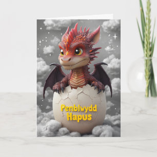 Penblwydd Hapus Happy Birthday Card