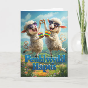 Penblwydd Hapus Happy Birthday card