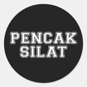 Pencak Silat Classic Round Sticker