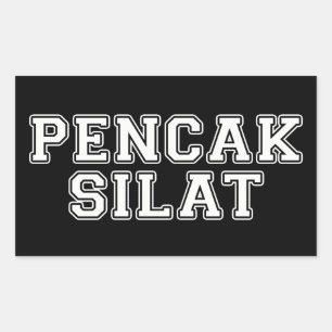 Pencak Silat Rectangular Sticker