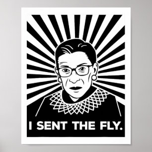 Pence Fly Vice President Dete Rbg I Sent The Fly Poster