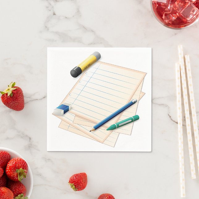 Pencil and Paper Paper Napkins (Creator Uploaded)