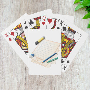 Pencil and Paper Playing Cards