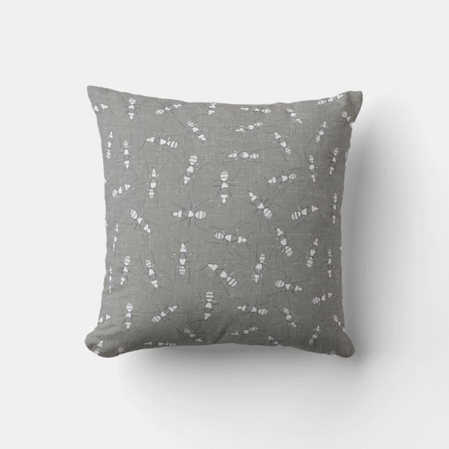pencil ants cushion (Front)