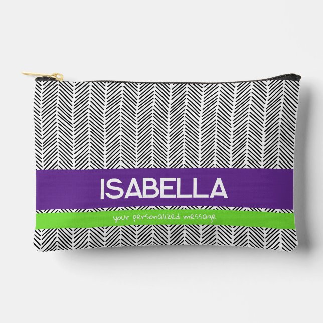 Pencil Case Personalised Accessory Pouch (Front)