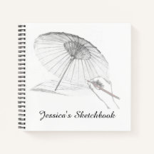Pencil Drawing Personalised Sketchbook