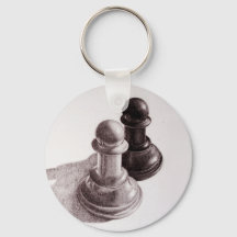 Pencil Drawn Pawns Chess