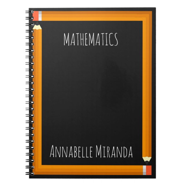 Pencil Frame Notebook (Front)