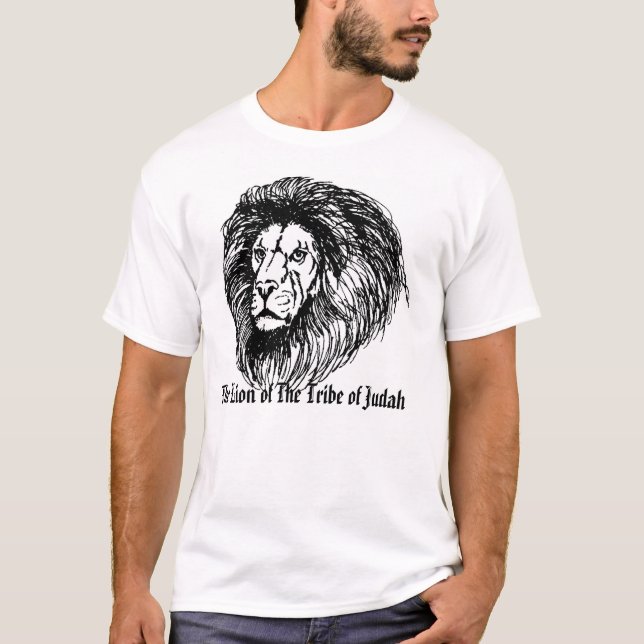 pencil lion, The Lion of The Tribe of Judah T-Shirt (Front)