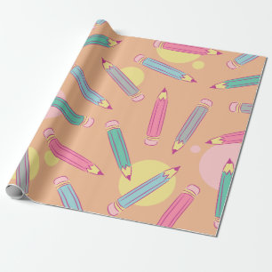 Pencil Party Gift Wrapping Paper