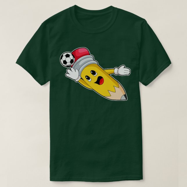 Pencil player Soccer T-Shirt (Design Front)