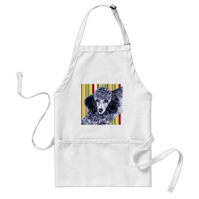 Pencil Poodle Standard Apron (Front)