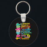 Pencil Preppy Teacher Dedicated Motivated Back To  Key Ring<br><div class="desc">Pencil Preppy Teacher Dedicated Motivated Back To School</div>