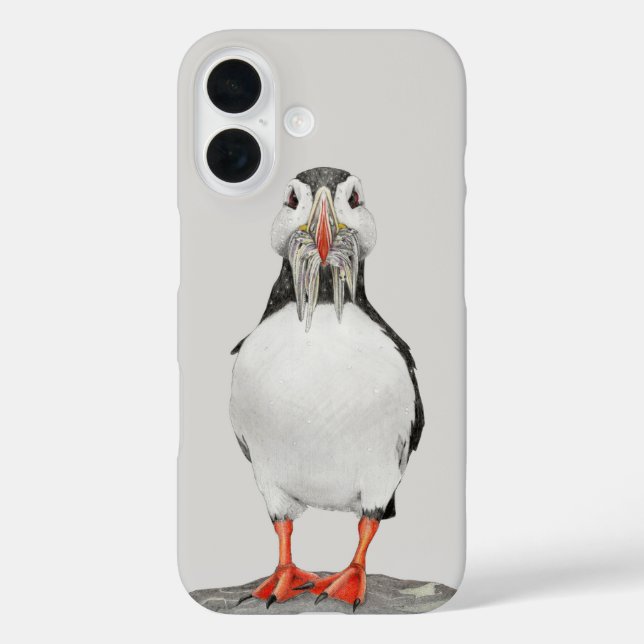 pencil puffin Case-Mate iPhone case (Back)