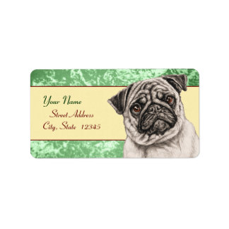 Pencil Pug Label