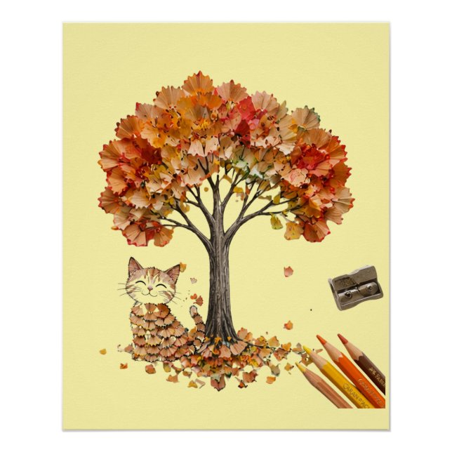 Pencil Shaving Texture Wall Art  (Front)