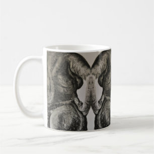 Pencil sketch a bit more woman 1 mug