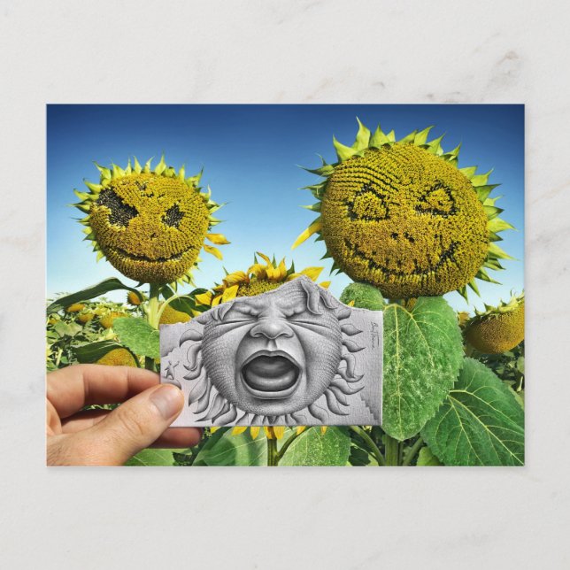 Pencil Vs Camera - Baby Scream Postcard (Front)