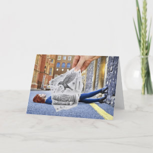 Pencil Vs Camera - Crow Card