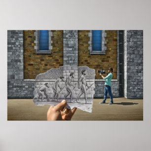 Pencil Vs Camera - Evolution Poster