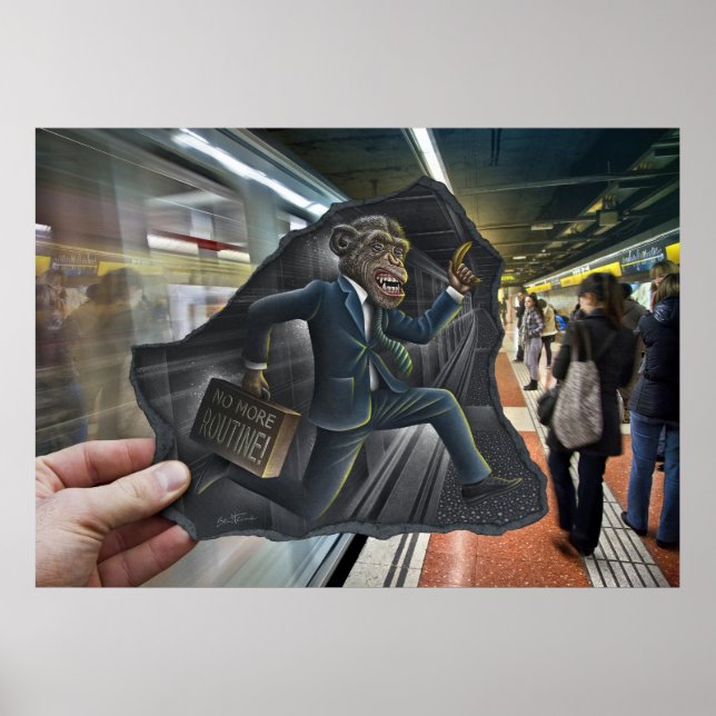 Pencil Vs Camera - No More Routine Poster (Front)