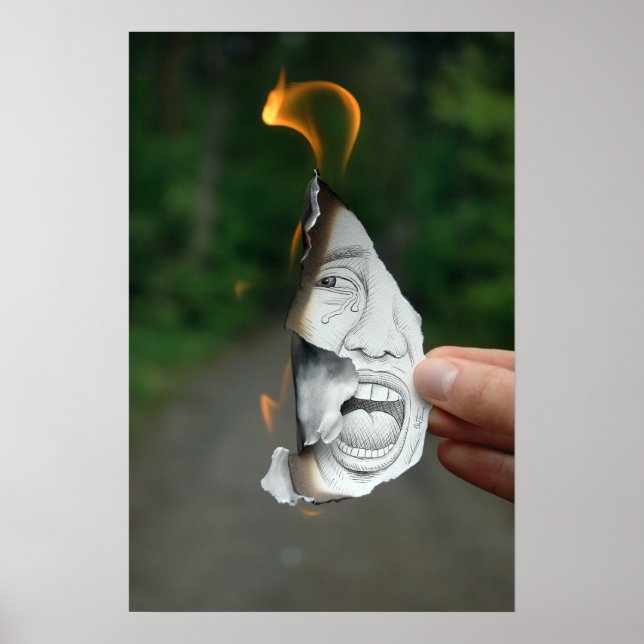 Pencil Vs Camera - Scream Poster (Front)