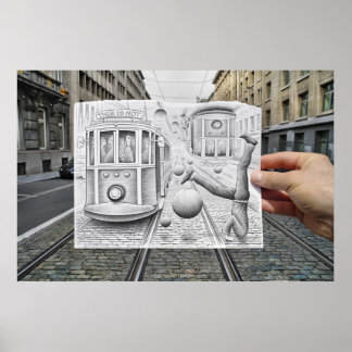 Pencil Vs Camera - This Is Not Gravity Poster