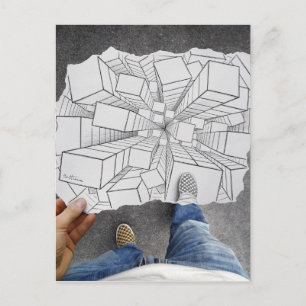 Pencil Vs Camera - Vertigo Postcard