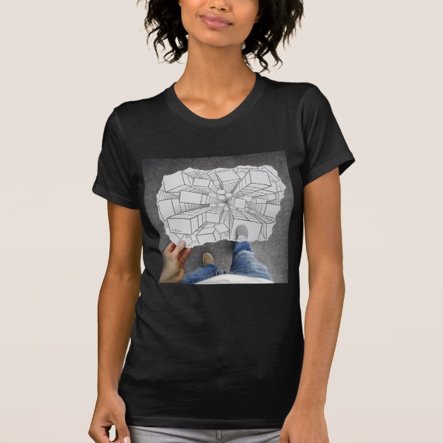 Pencil Vs Camera - Vertigo T-Shirt (Front)