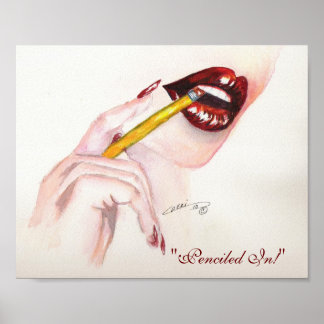 "Penciled In!" 8x10 Print