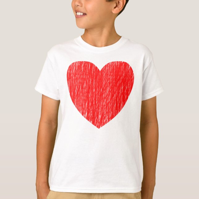 Pencilled in - Red T-Shirt (Front)