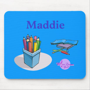 Pencils & Books Mousepad